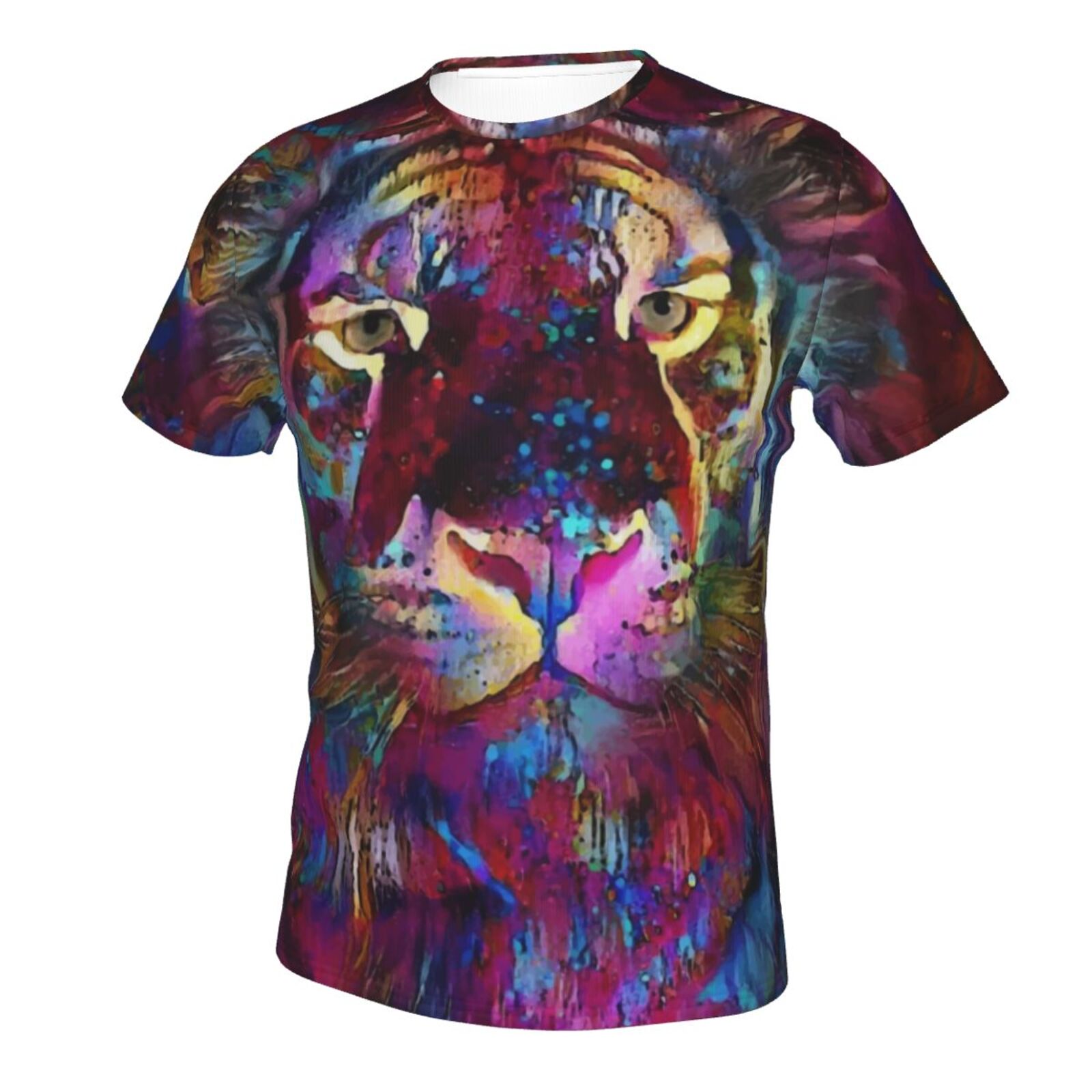 Koszulka Klasyczny Manjy Tygrys Elementy Mieszane Mediów
